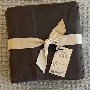 100% Fine Linen King Duvet Cover